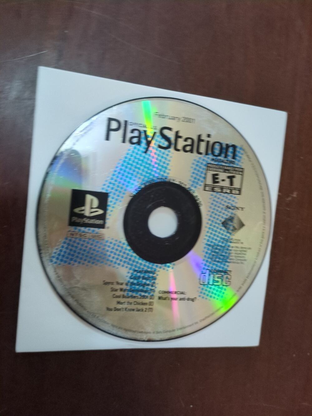 Official U.S. Playstation Magazine Demo Disc #41 February 2001 PS1 disc only